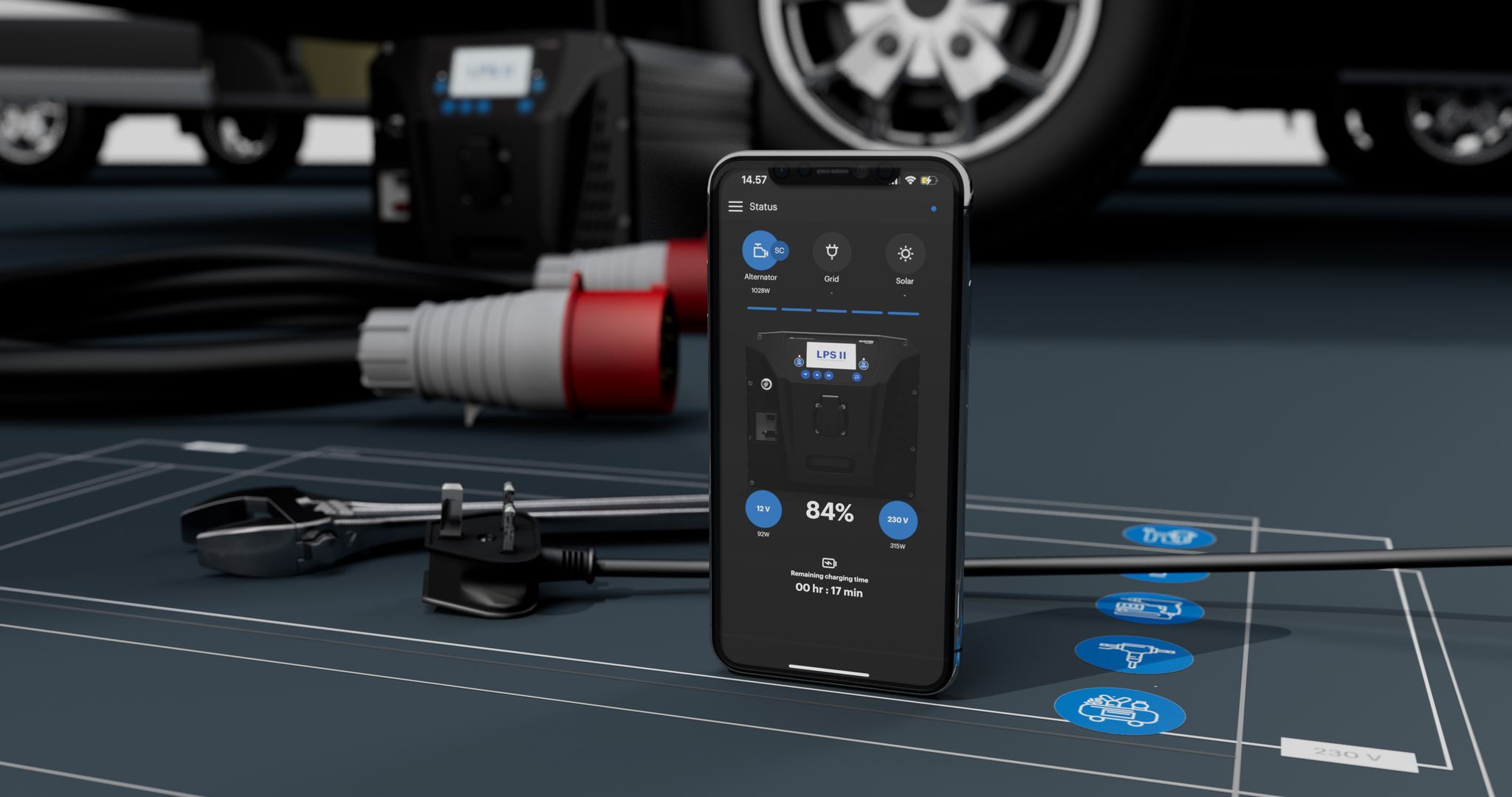 Power solutions for integrators