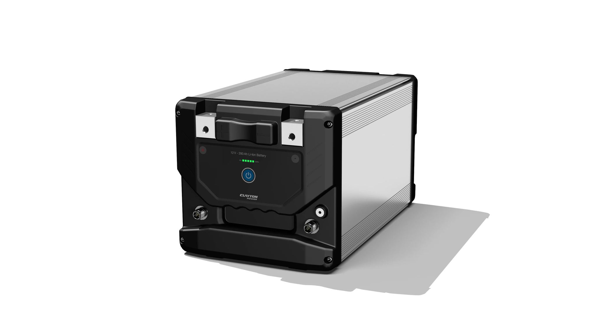 Battery side angle view