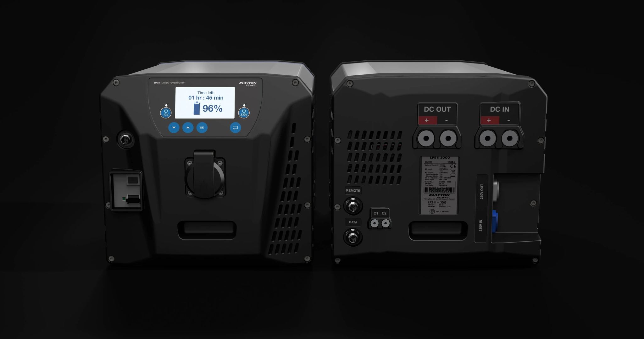 LPS II 3000 front and back panels